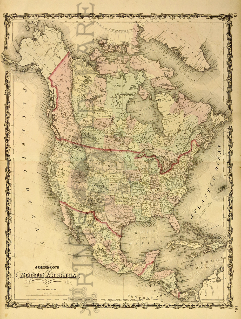 Prints Old And Rare North America Antique Maps And Prints